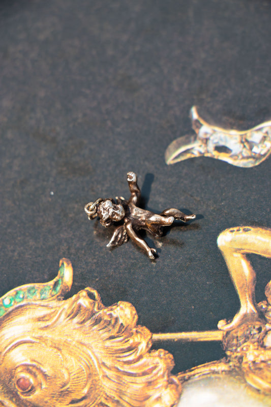 Vintage 14k Cherub Charm