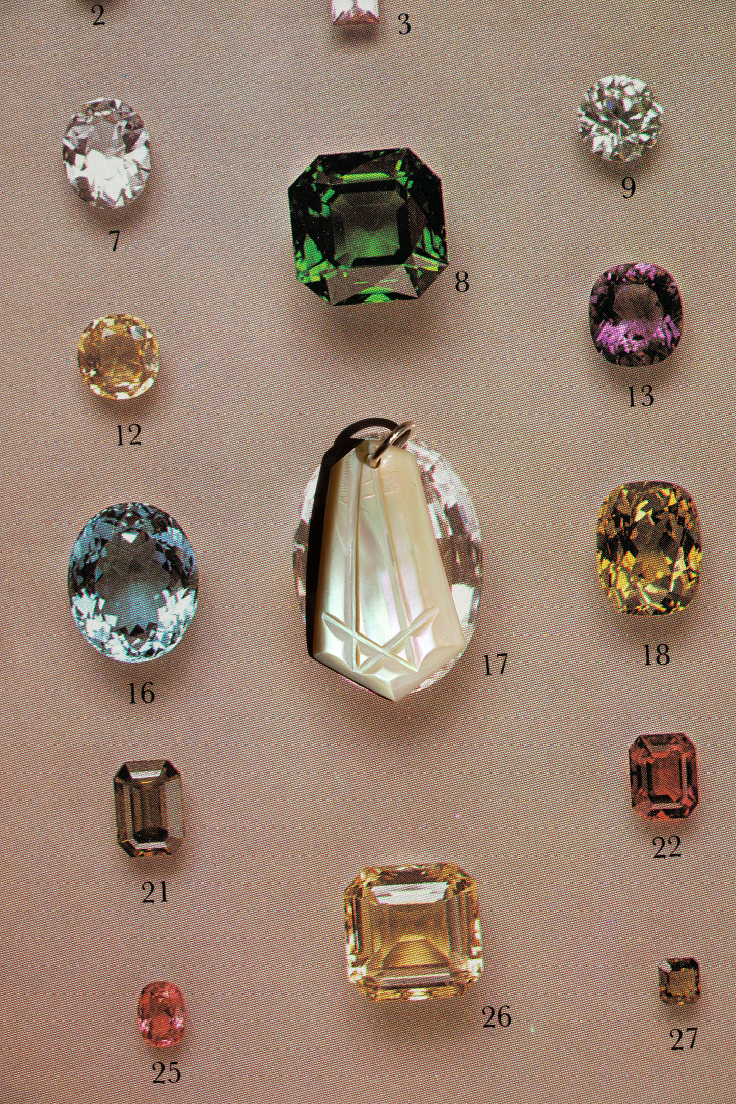 Mother of Pearl Amulet Charm