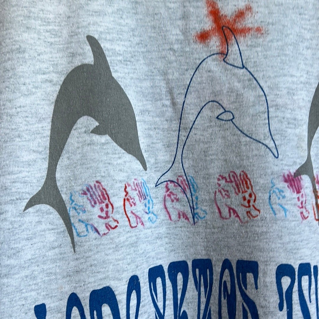 T-Shirt - Vintage Longsleeve Long Beach Island Bunny Tee - LETTUCE STUDIOS