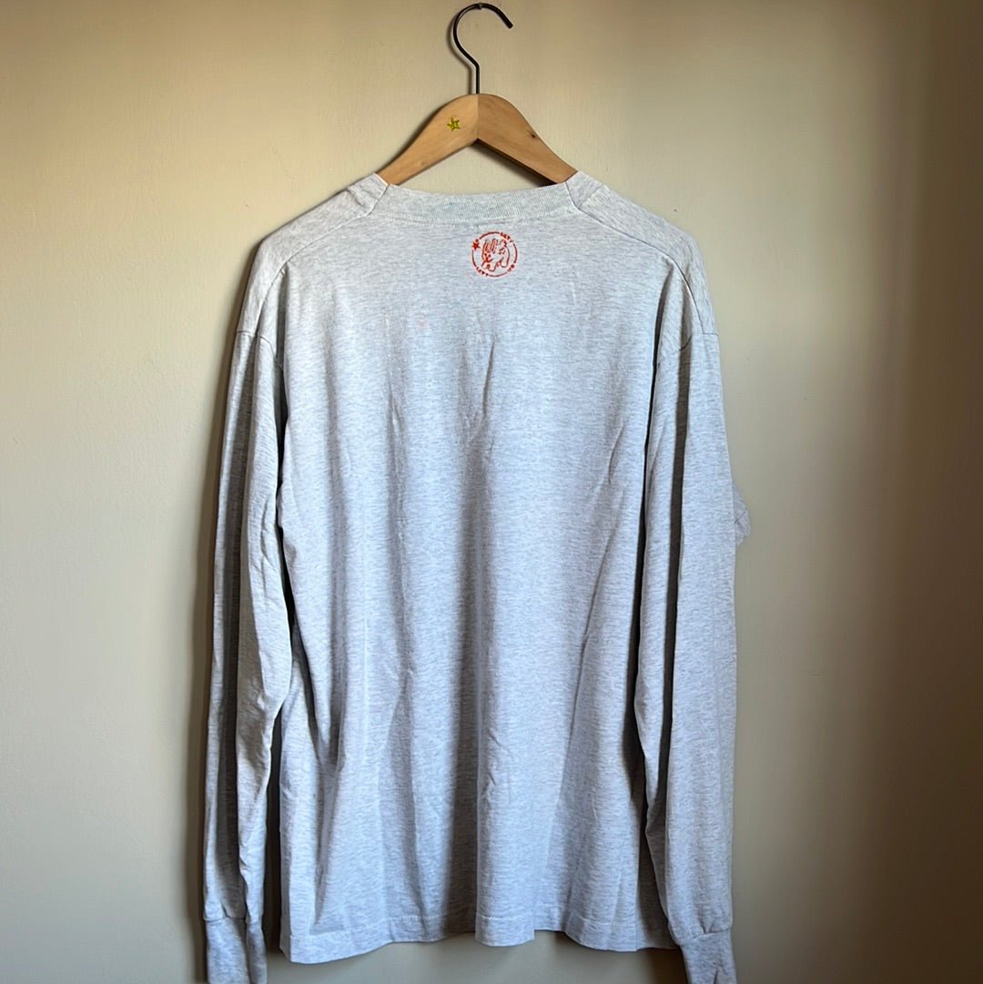 T-Shirt - Vintage Longsleeve Long Beach Island Bunny Tee - LETTUCE STUDIOS
